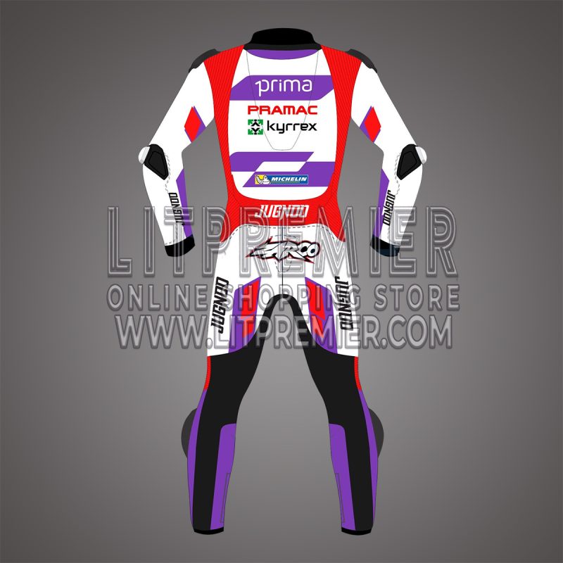 pramac-racing-leathers-johan-zarco-ducati-motogp-2023-back